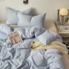 S042103b365c741d2b29d131e5b8bc74ez-2.webp Duvet Cover Simple Modern Washed Skin-friendly Comfortable Bedroom Quite Covers Household Students Textile King Queen Size Ins
