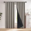 S797a839f2a0b47248546840170a1b92fp-2.webp 1pc 100% Blackout Curtain with Rod Pocket, Curtains for Living Room, Bedroom, Kitchen, Window Curtain, Drapes in Living Room