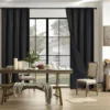 S84f8eab19c2042499c577b68af486825w-1.webp 1pc 100% Blackout Curtain with Rod Pocket, Curtains for Living Room, Bedroom, Kitchen, Window Curtain, Drapes in Living Room