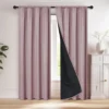 S9acf7133f91e4064b24e02e69e04135aV-2.webp 1pc 100% Blackout Curtain with Rod Pocket, Curtains for Living Room, Bedroom, Kitchen, Window Curtain, Drapes in Living Room