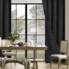 Sc9bdfa80557e41a7bd598972c9147dfbx-1.webp 1pc 100% Blackout Curtain with Rod Pocket, Curtains for Living Room, Bedroom, Kitchen, Window Curtain, Drapes in Living Room