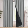 Sd085710f7b9d46e49e8d852d35a18913d-1.webp 1pc 100% Blackout Curtain with Rod Pocket, Curtains for Living Room, Bedroom, Kitchen, Window Curtain, Drapes in Living Room