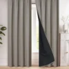 Sd51ad1c6213b47e7aa3a63227ed29d325-1.webp 1pc 100% Blackout Curtain with Rod Pocket, Curtains for Living Room, Bedroom, Kitchen, Window Curtain, Drapes in Living Room