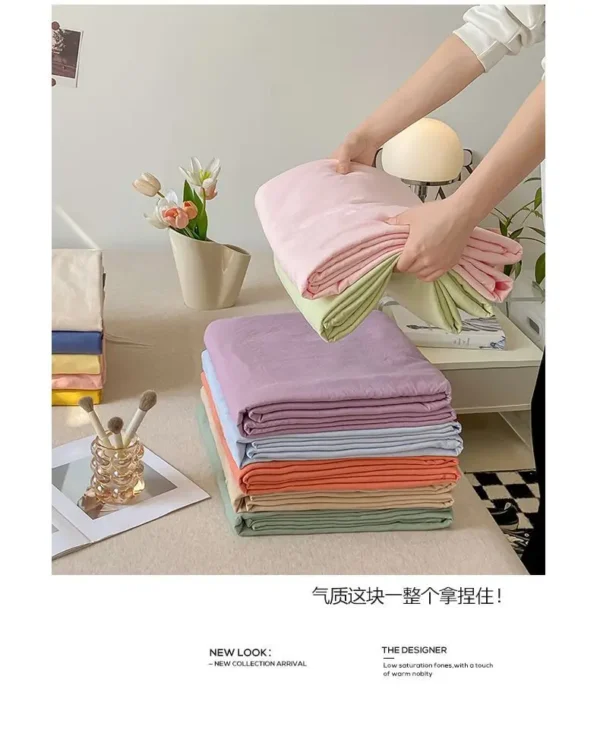 Se122f3aef32c45ff83177a42f4213d2ae-1.webp Duvet Cover Simple Modern Washed Skin-friendly Comfortable Bedroom Quite Covers Household Students Textile King Queen Size Ins