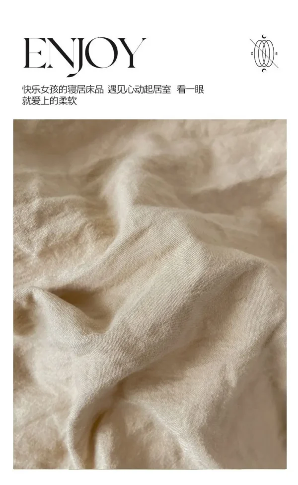 Se97025984da0482b96ca2644e50d2bd71-1.webp Duvet Cover Simple Modern Washed Skin-friendly Comfortable Bedroom Quite Covers Household Students Textile King Queen Size Ins