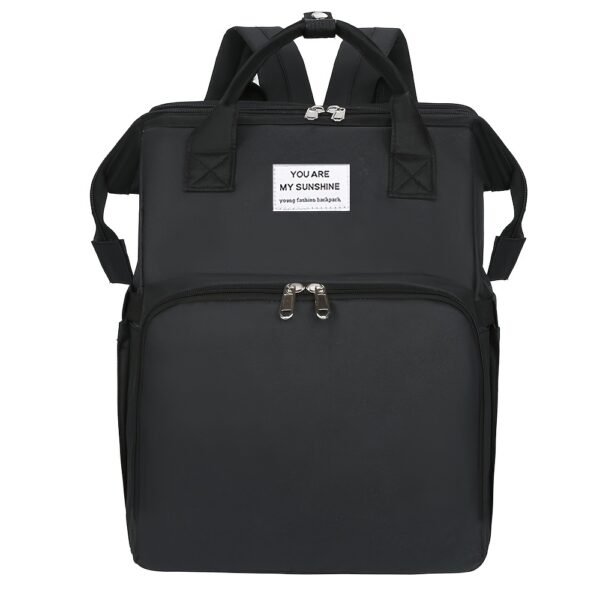 4b2ffd3f07ef5c6f8f09407ba0375351.jpg Fashion Portable Folded Shoulder Mommy Bag; Multifunctional Outdoor Casual Mother Backpack, Lightweight Large Capacity Diaper and Essentials Organizer, Mommy Bagpack with, Parent Diaper Backpack Hangs, Backpack Diaper Bag, Maternity Backpack, Diaper Bag S