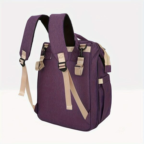 59584fa63e15da560352c45f148fecc5.jpg Fashion Portable Folded Shoulder Mommy Bag; Multifunctional Outdoor Casual Mother Backpack, Lightweight Large Capacity Diaper and Essentials Organizer, Mommy Bagpack with, Parent Diaper Backpack Hangs, Backpack Diaper Bag, Maternity Backpack, Diaper Bag S