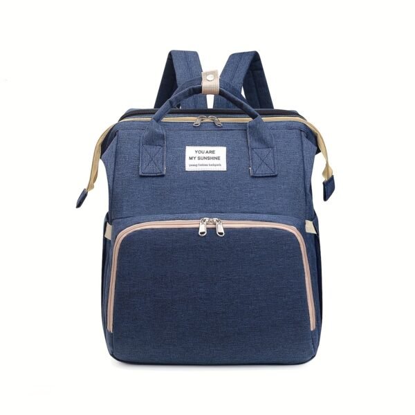 d23dc4117be1eb6b6692d10b7525c17b.jpg Fashion Portable Folded Shoulder Mommy Bag; Multifunctional Outdoor Casual Mother Backpack, Lightweight Large Capacity Diaper and Essentials Organizer, Mommy Bagpack with, Parent Diaper Backpack Hangs, Backpack Diaper Bag, Maternity Backpack, Diaper Bag S