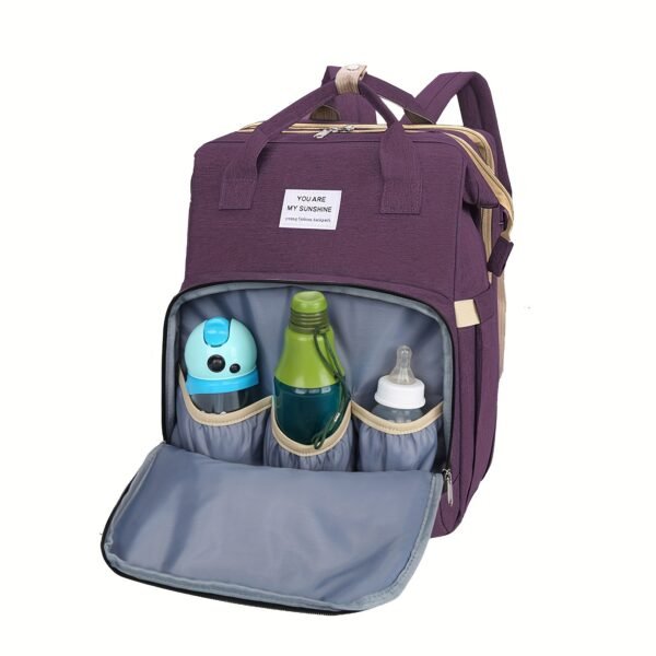 e82b81cd0c17e1c9a11e453a4a99bd37.jpg Fashion Portable Folded Shoulder Mommy Bag; Multifunctional Outdoor Casual Mother Backpack, Lightweight Large Capacity Diaper and Essentials Organizer, Mommy Bagpack with, Parent Diaper Backpack Hangs, Backpack Diaper Bag, Maternity Backpack, Diaper Bag S